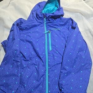 Columbia Rain/Wind Jacket Jacket Sz L